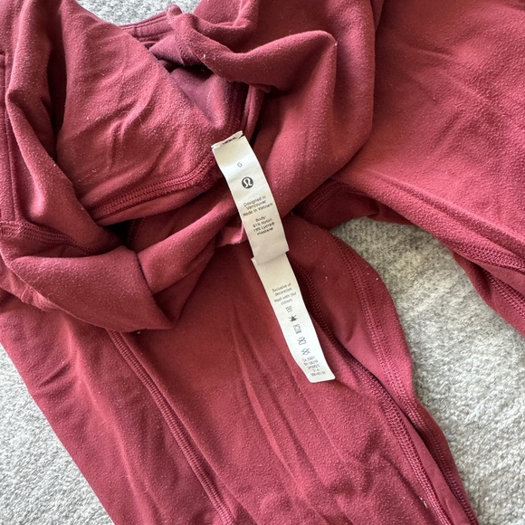 lululemon athletica Women's Leggings - Red, Purple, Gray - Picture 7 of 15